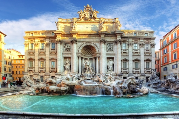 La fontana di Trevi